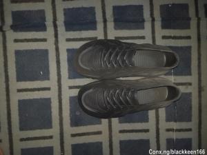 Black rubber shoe